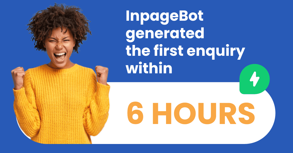Fast results with Leadoo InpageBot