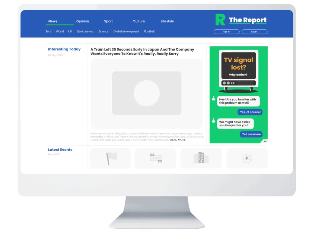 bannerbot header marketing platform Create a Website for Lead Generation!