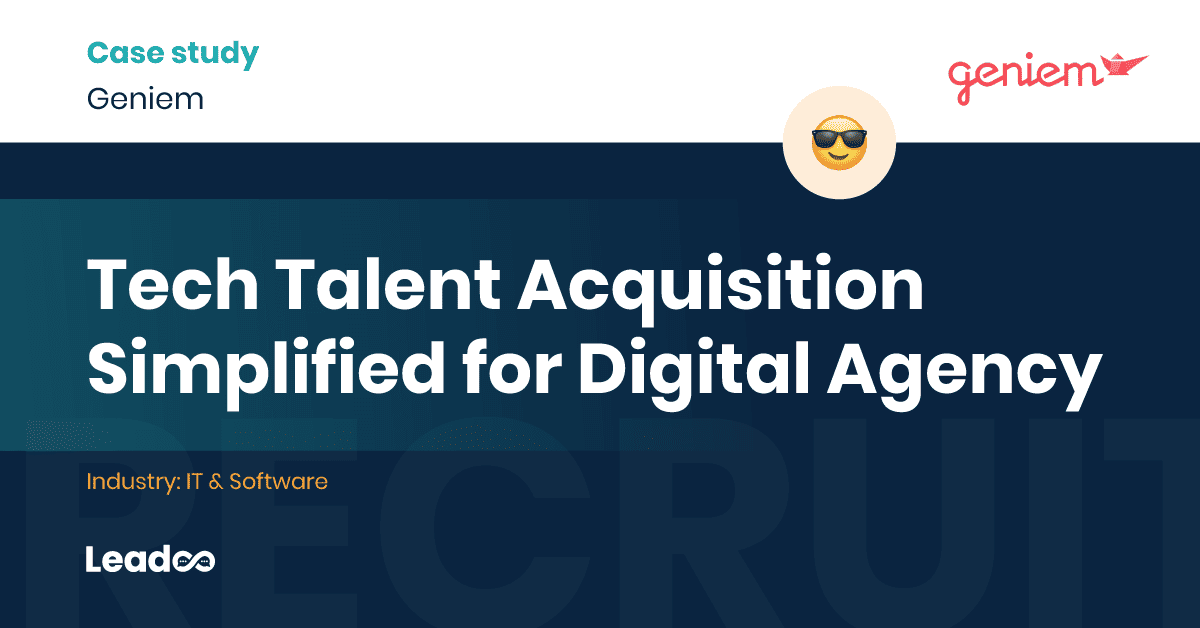Tech Talent Acquisition Simplified for Digital Agency Geniem