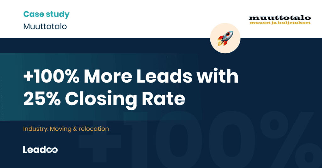 100% More Leads with 25% Closing Rate