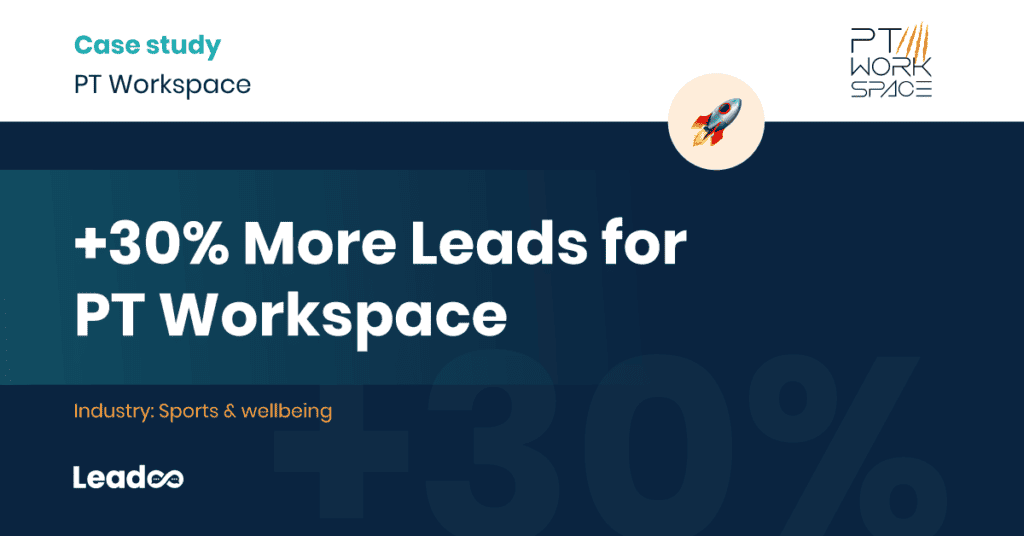 30% More Leads for PT Workspace
