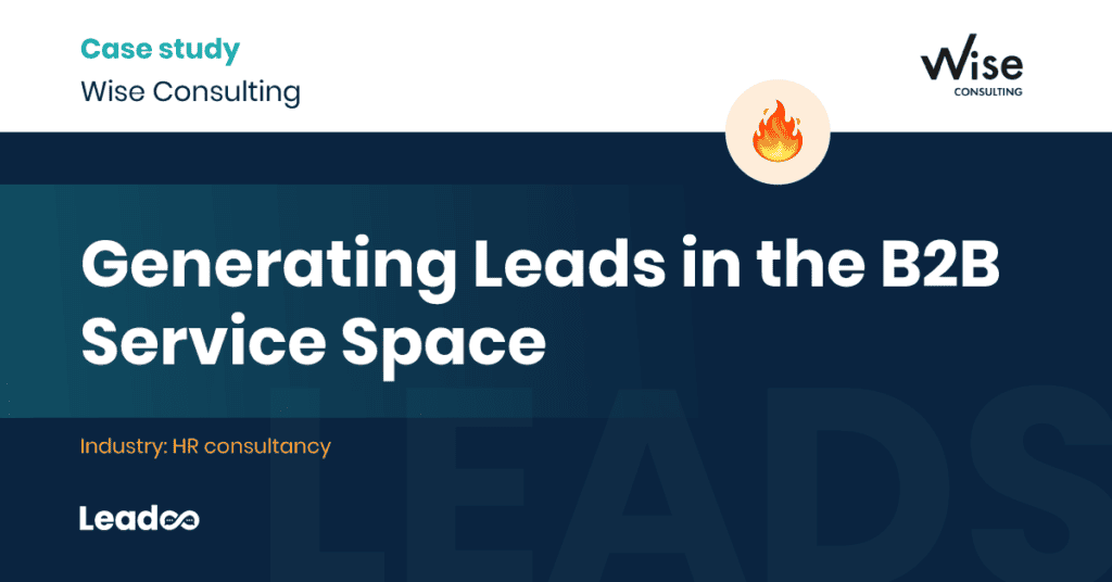 Wise Generating Leads In The Challenging B2B Service Space
