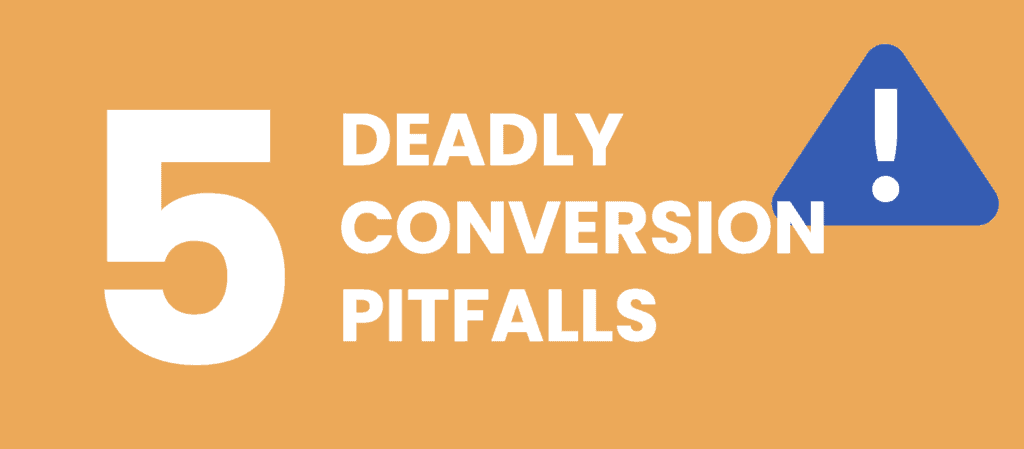 conversion pitfalls to avoid conversion rate fundamentals Conversion Rate Fundamentals