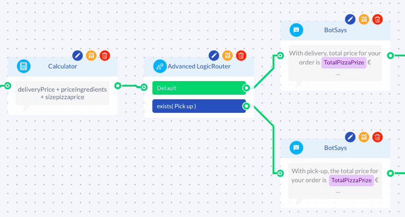 calculator and advanced routing