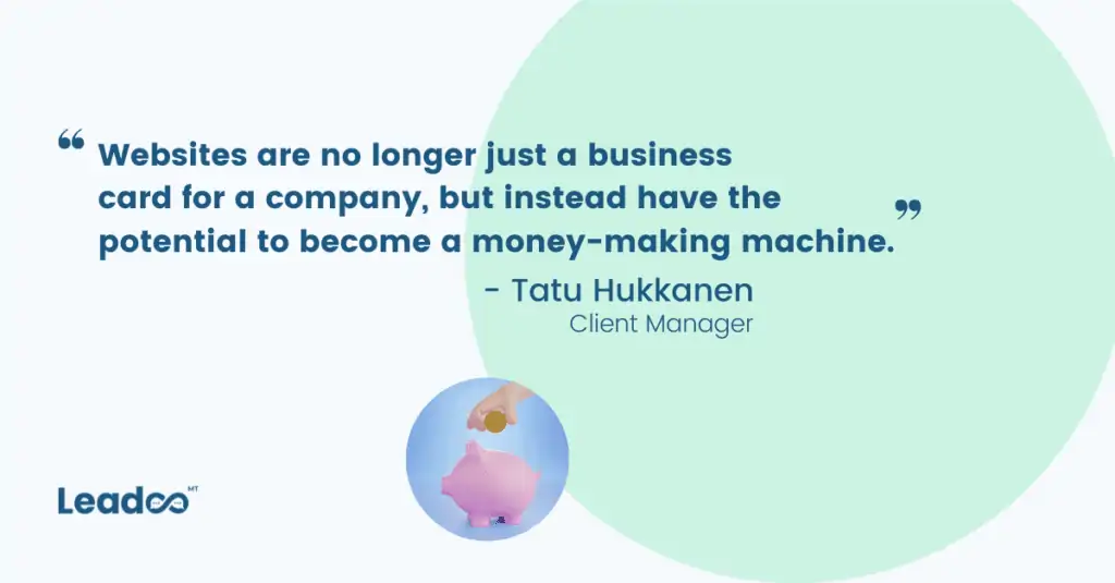 sales cycle business card quote image