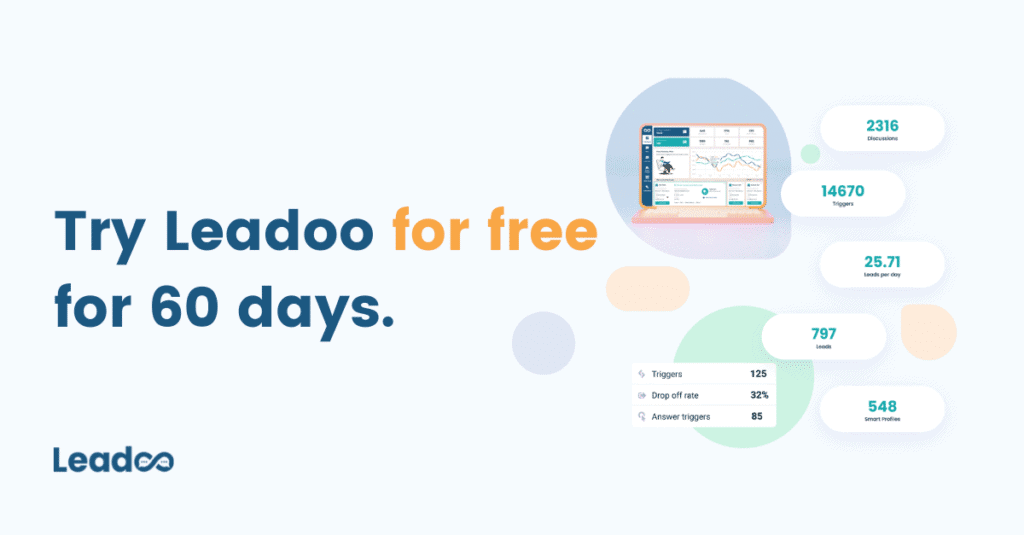 Try Leadoo for free for 60 days