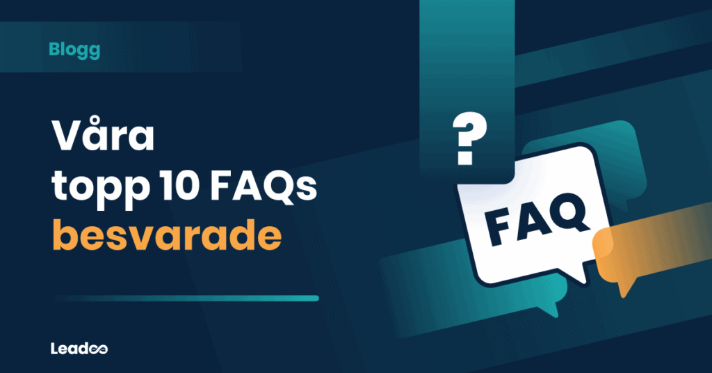 topp 10 FAQs besvarade leadoo kundresa Conversion Insights - Förstå din kundresa