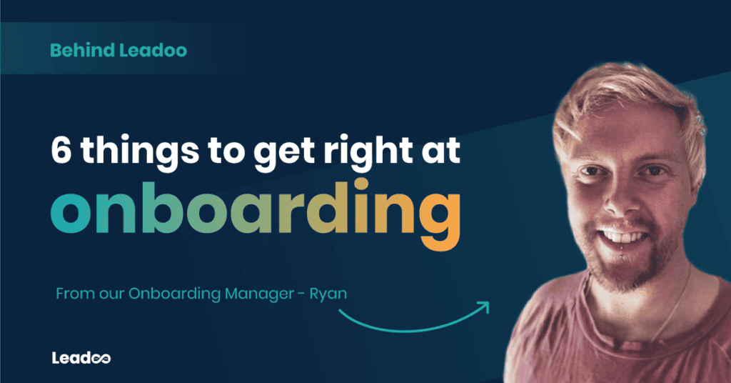 onboarding Leadoo onboarding process All about our onboarding process!