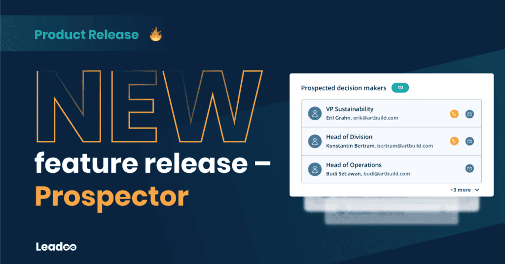 Product release Prospector lead Campaign Insights New release: Campaign Insights