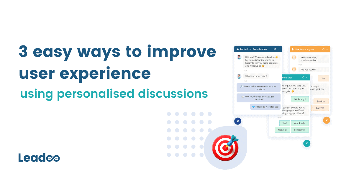 3 easy ways to improve user experience using personalised discussions