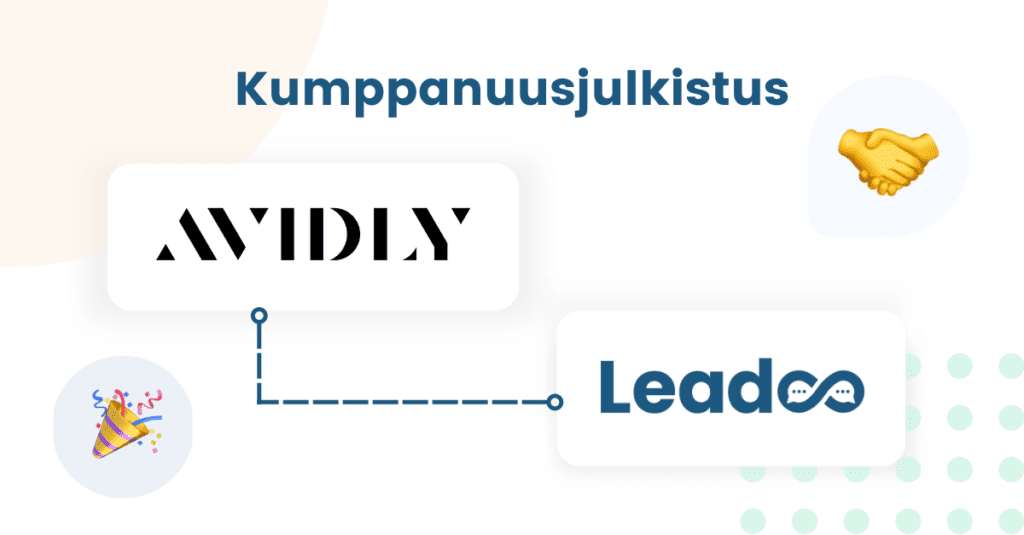 avidly ja leadoo talouselämä Talouselämä listasi Suomen Top10 lupaavinta startupia. Leadoo Marketing Technologies taas mukana listalla