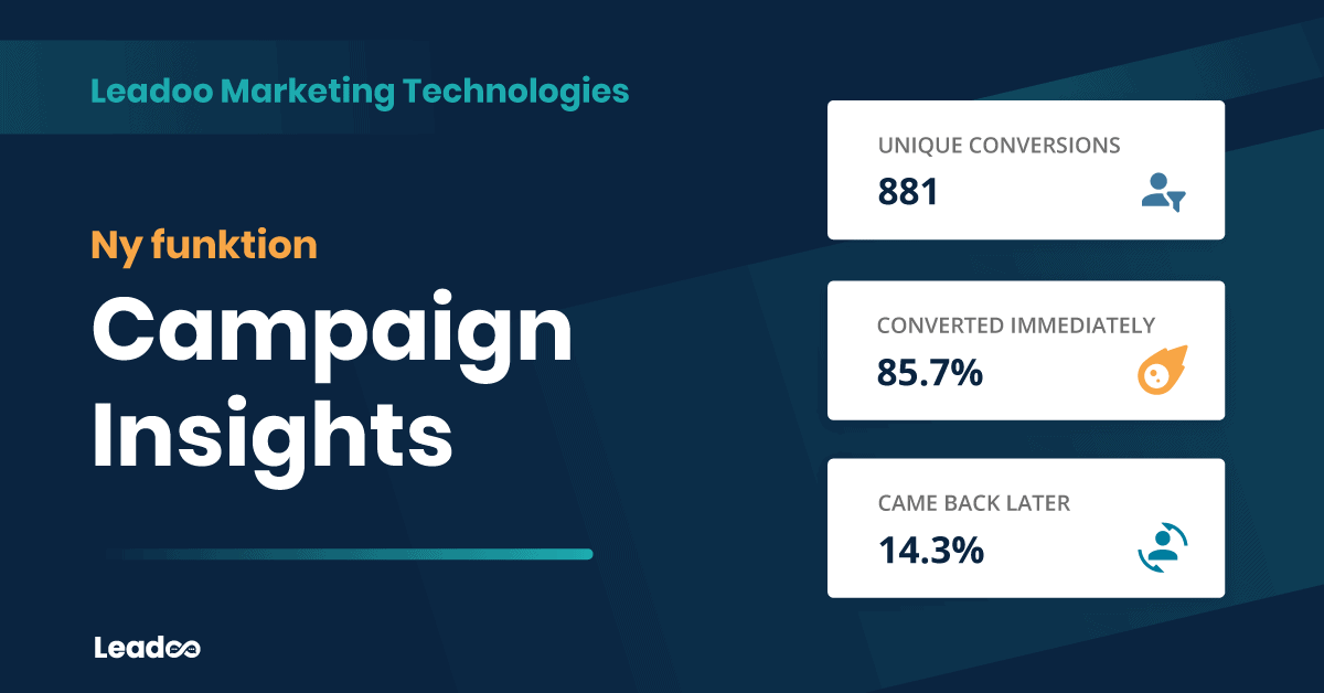 Ny funktion: Campaign Insights