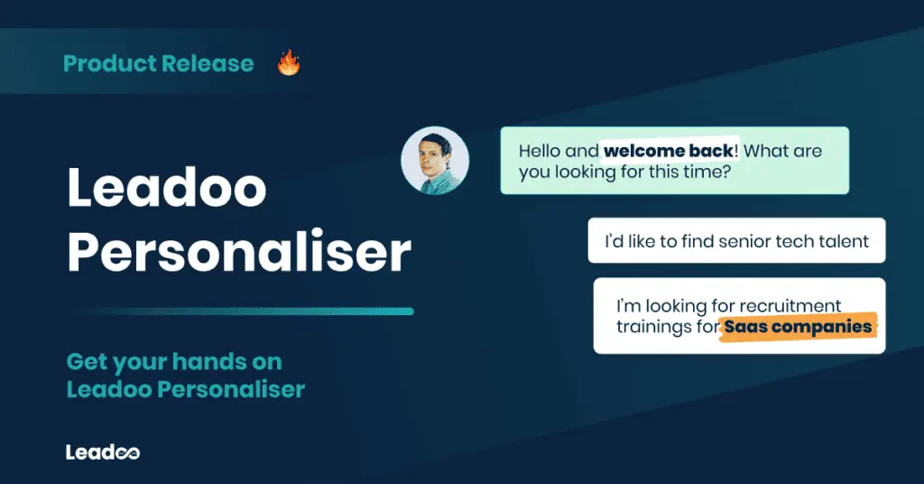 New release: Leadoo Personaliser
