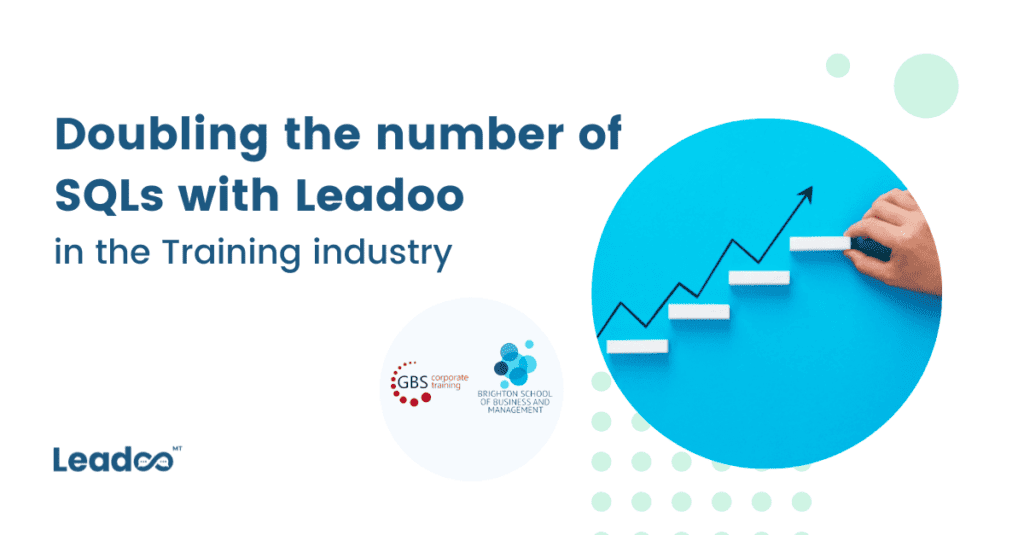doubling number of leads gbs education and training Leadoo for Education and training