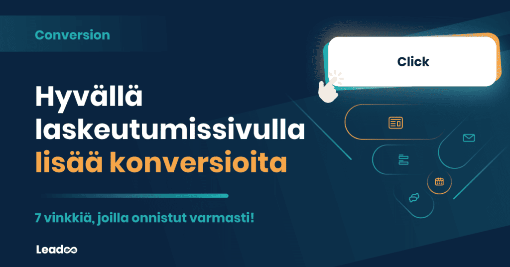 lending leads to more conversions markkinoijan työkalut Markkinoijan työkalut - mitä kannattaa huomioida? 