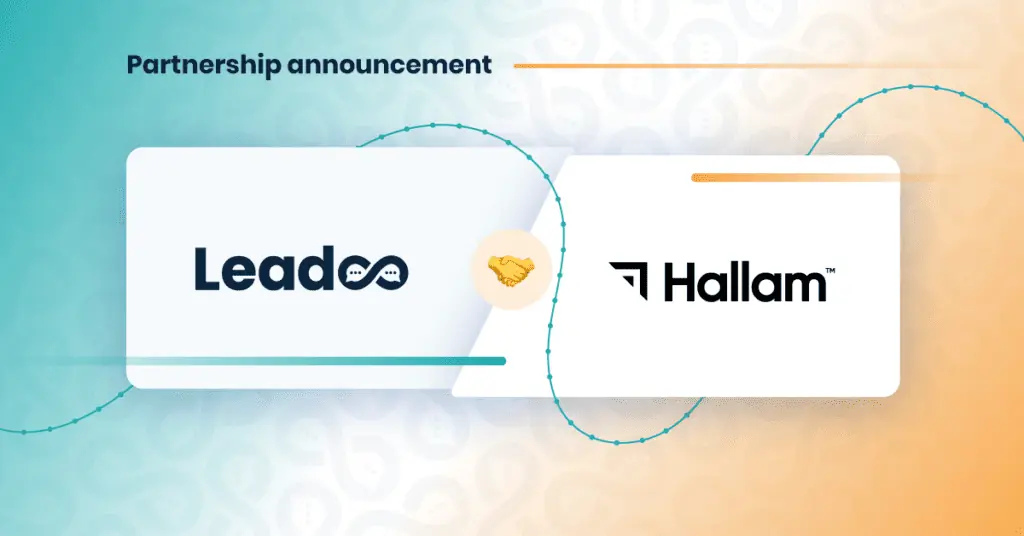 Partnership announcement: Leadoo and Hallam