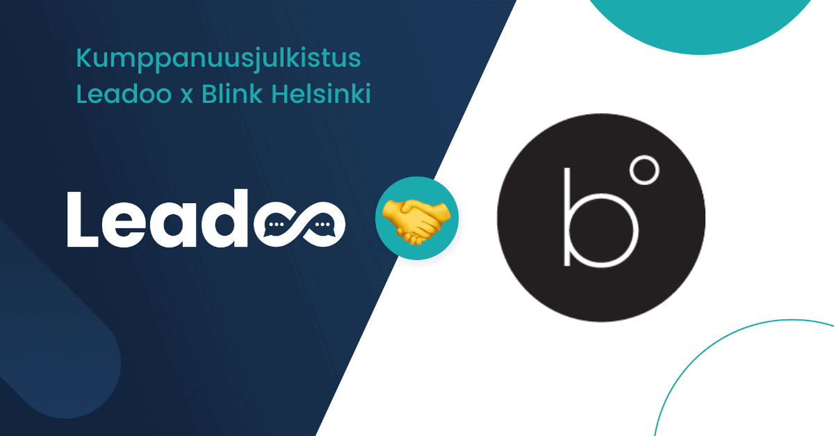 Leadoo ja Blink Helsinki julkistavat kumppanuutensa