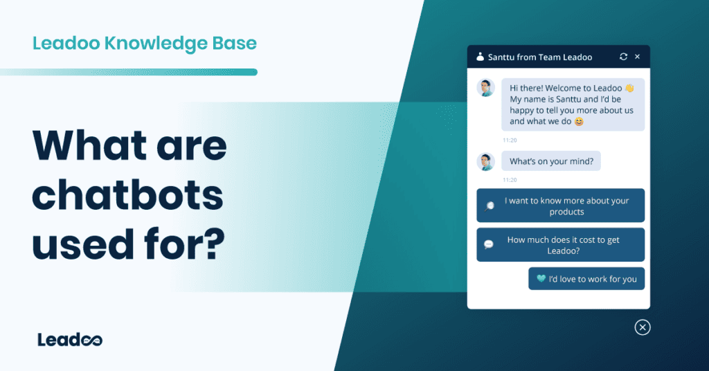 What are chatbots used for Featured How to set up links in Leadoo Bots