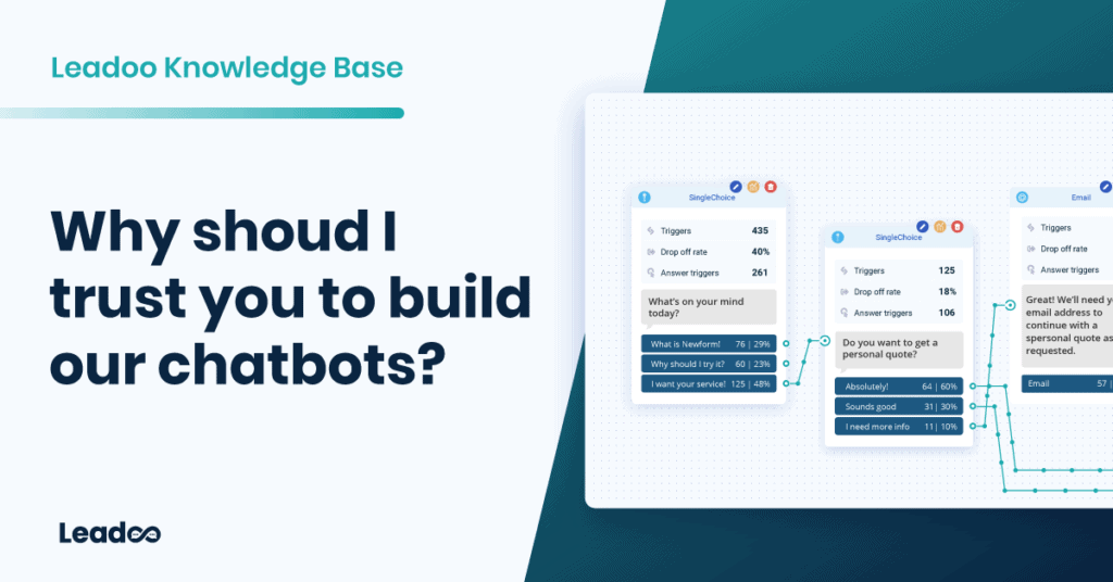 Why shoud I trust you to build our chatbots New release: Leadoo Website Analytics