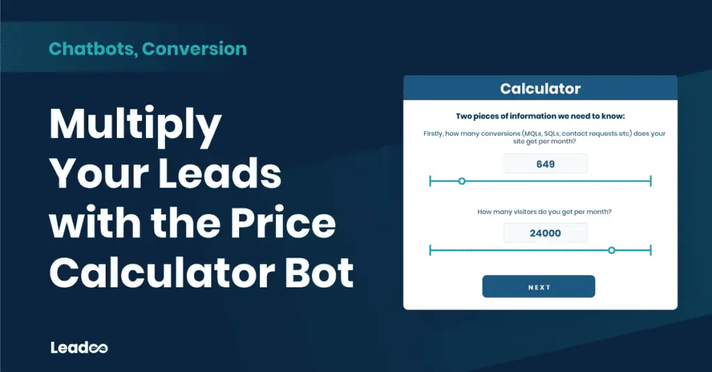 Price calculator leadoo Multiply Your Leads with the Price Calculator Bot