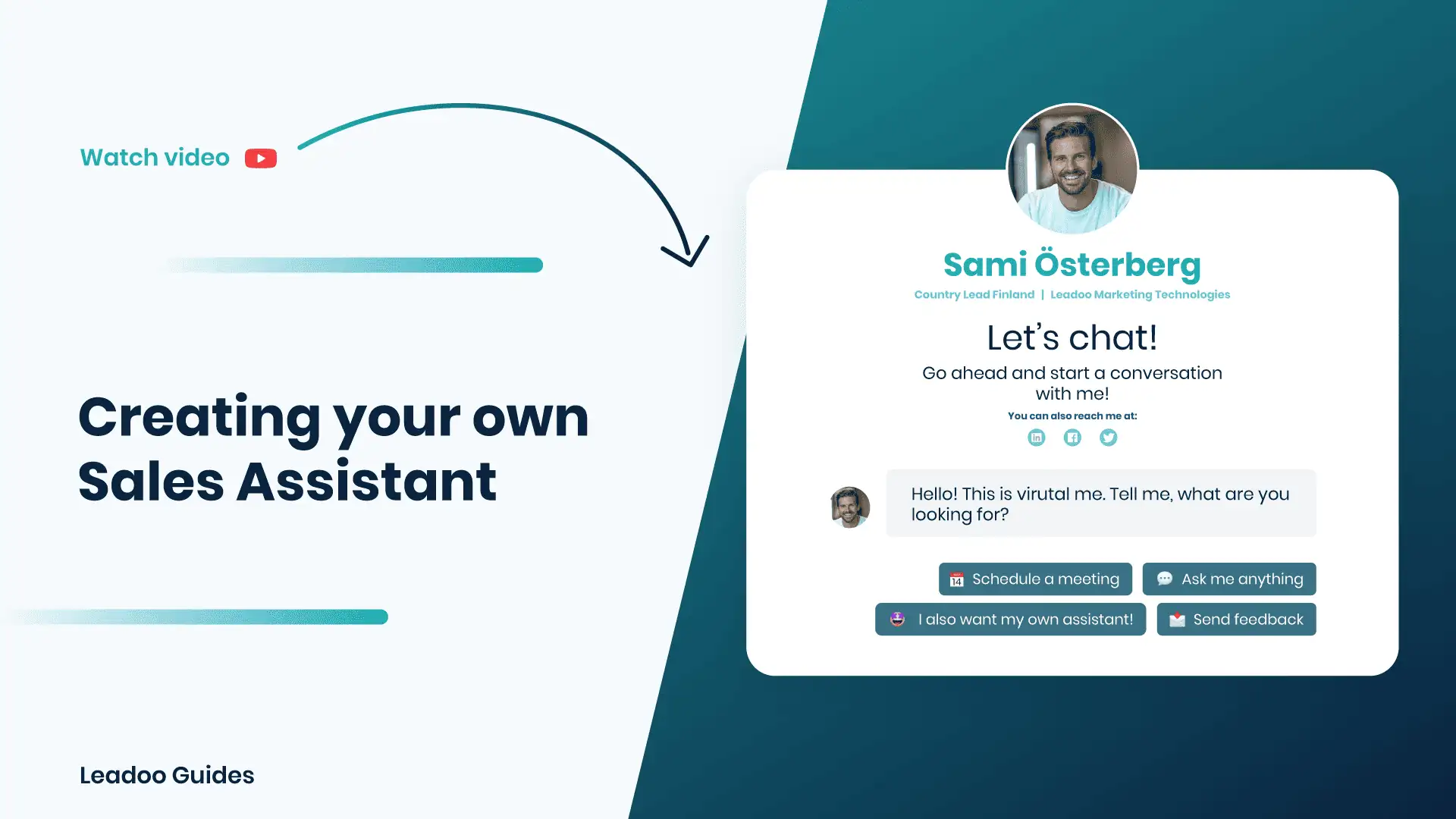 Creating your sales assistant What is Leadoo Sales Assistant (LSA)?