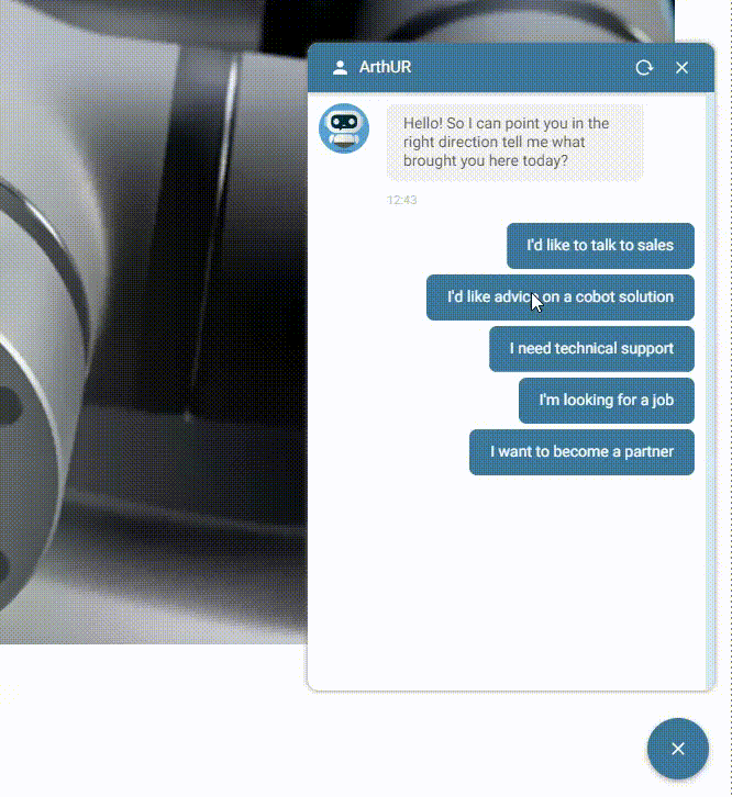 Collaborative robotic automation Cobots from Universal Robots Google Chrome 22 November 2023 How To Create Simple Online Buying Journeys… Even if Your Offering Is Complex