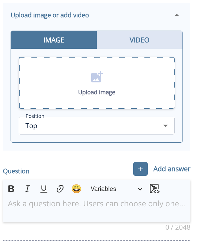 Screenshot 2025 06 04 at 15.17.30 video How to embed video and images in a Leadoo bot