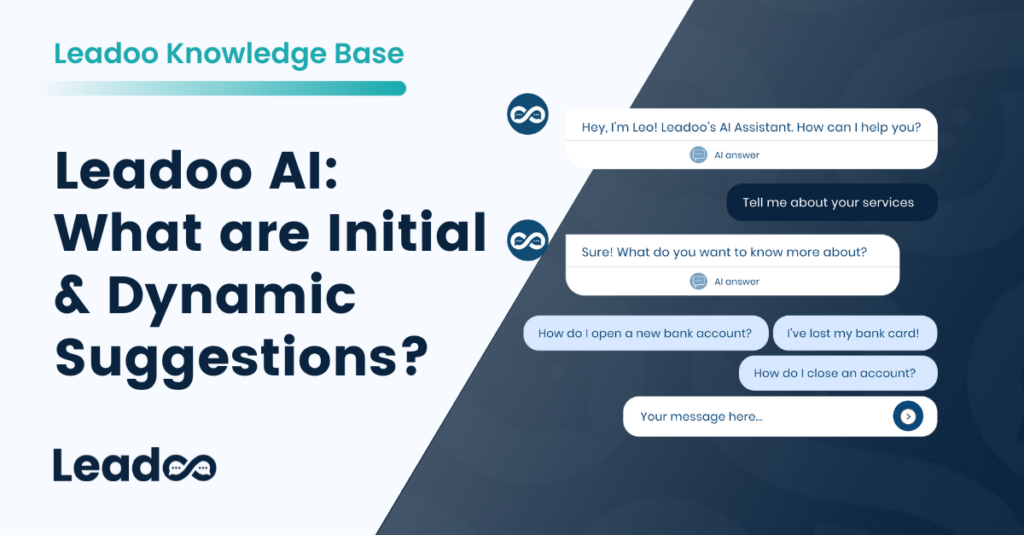 AI Suggestions Leadoo AI: What are Initial and Dynamic Suggestions?