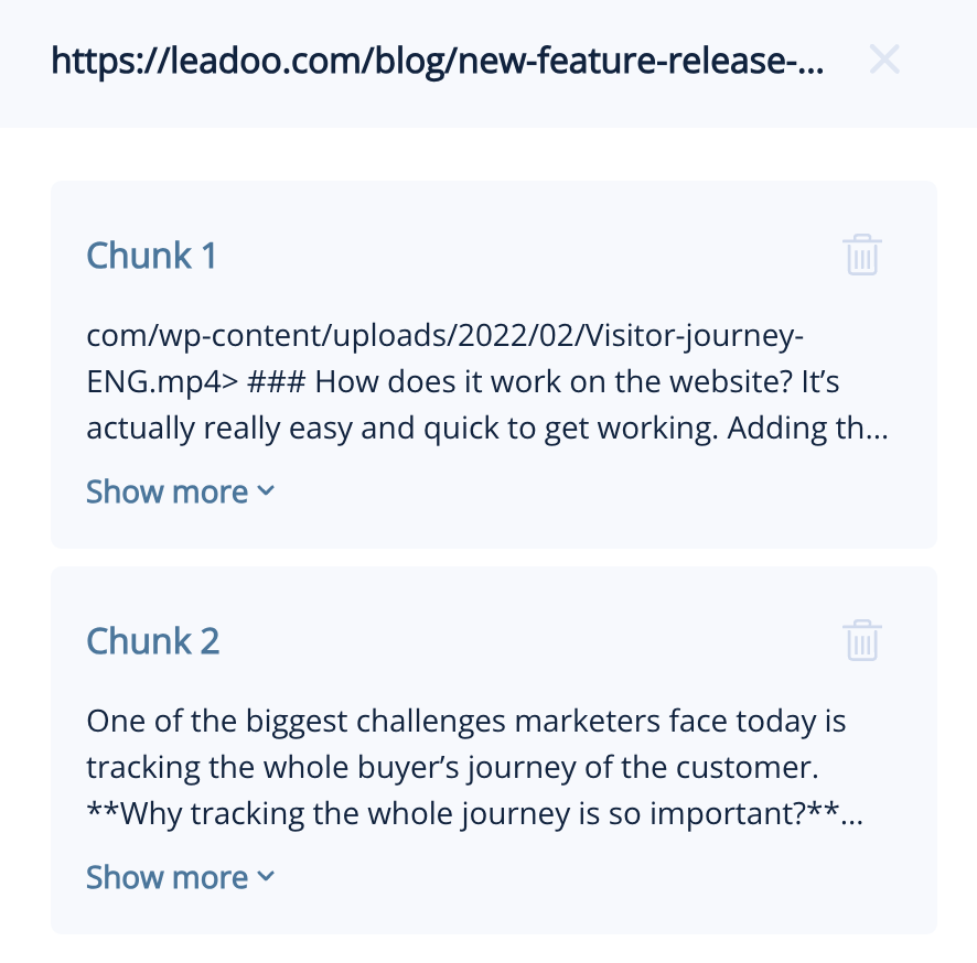 chunk1 Leadoo ai Leadoo AI: What is a Knowledge Base and How to Build One