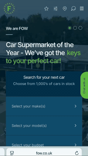 FOW Homepage 1 How Leadoo helped FOW’s website win awards and become its best performing sales channel