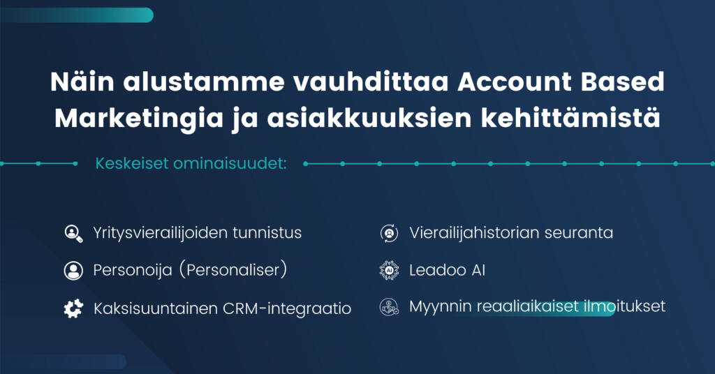 Miten Leadoo tukemaan Account Based Marketingia?