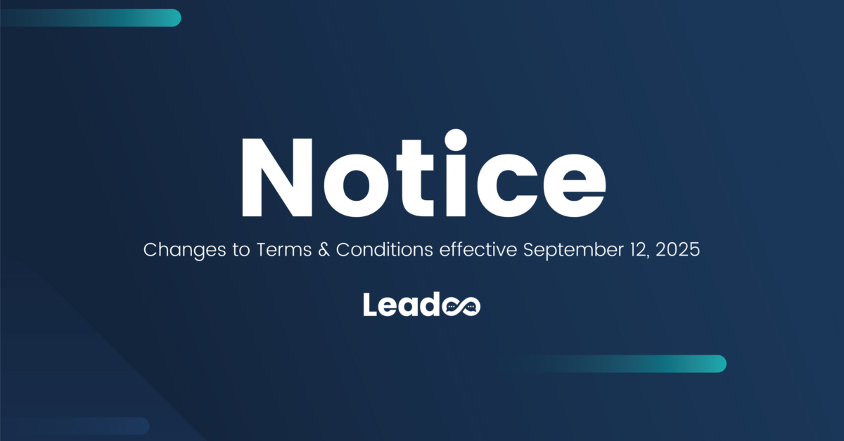 Notice to our customers: Changes to Terms & Conditions effective September 12, 2025