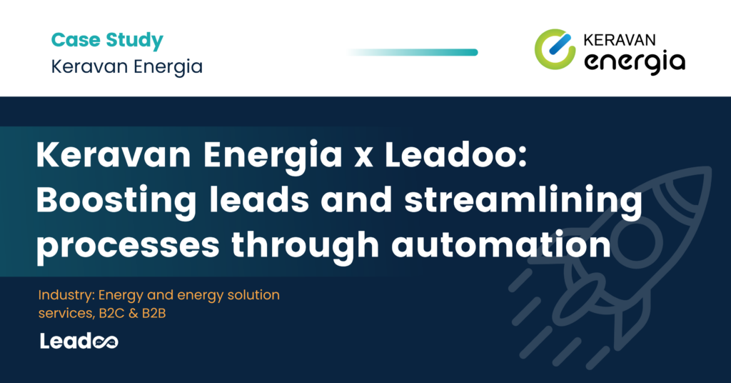 EN Case Study Keravan Energia Keravan Energia x Leadoo: Results and Smooth Collaboration
