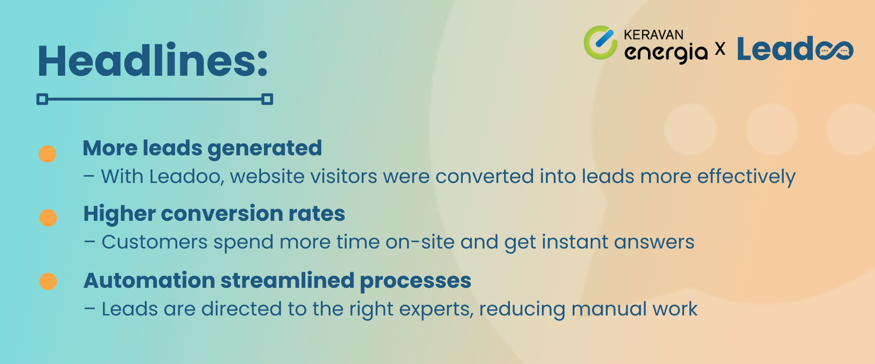 Keravan Energia x Leadoo: Results and Smooth Collaboration